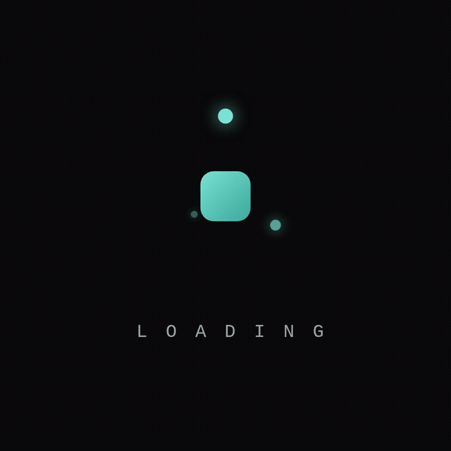 Loader animation exported as GIF by Animation Machine